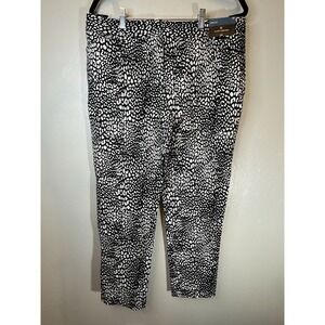 NWT Worthington Animal Print Ankle Pants Size 12